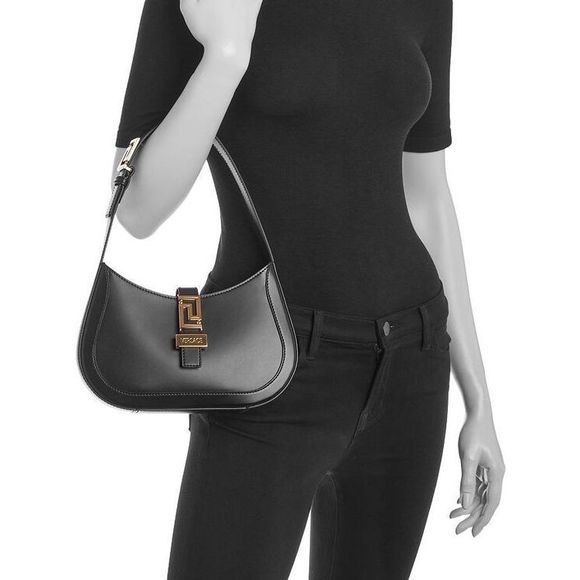 Versace Greca Goddess Black Bag Small Shoulder - Picture 2 of 3